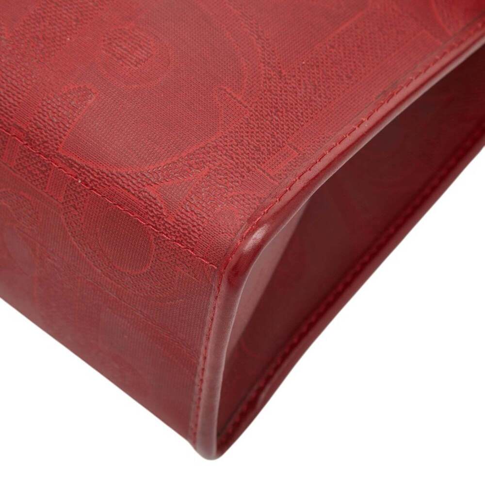 CHRISTIAN DIOR Red Leather Trotter Shoulder Bag - Picture 4 of 15